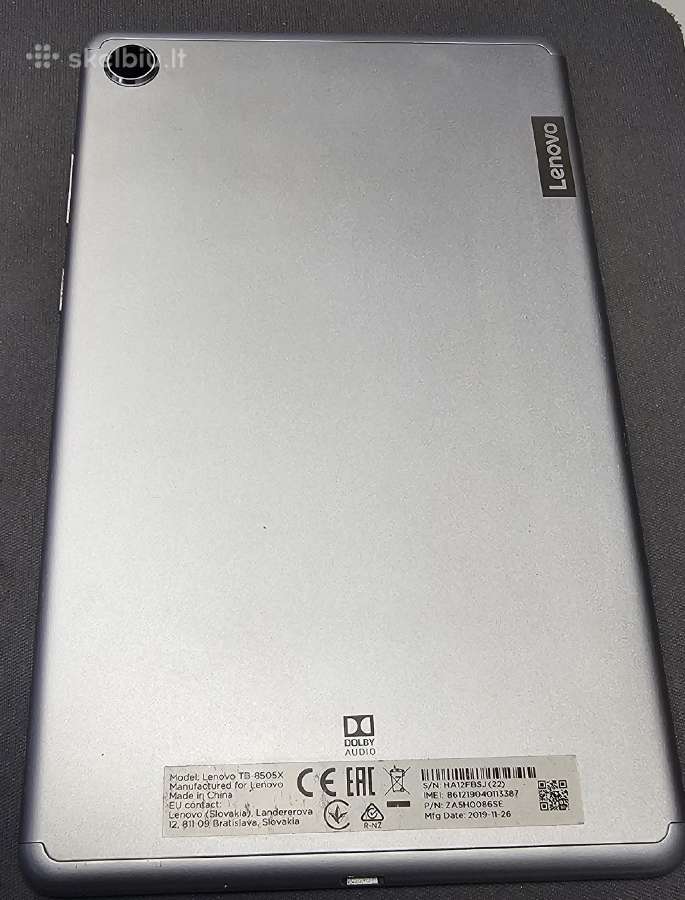 Lenovo Tab8 (TB-8505) Planšetė su Igo Navigacija - nuotraukos Nr. 2