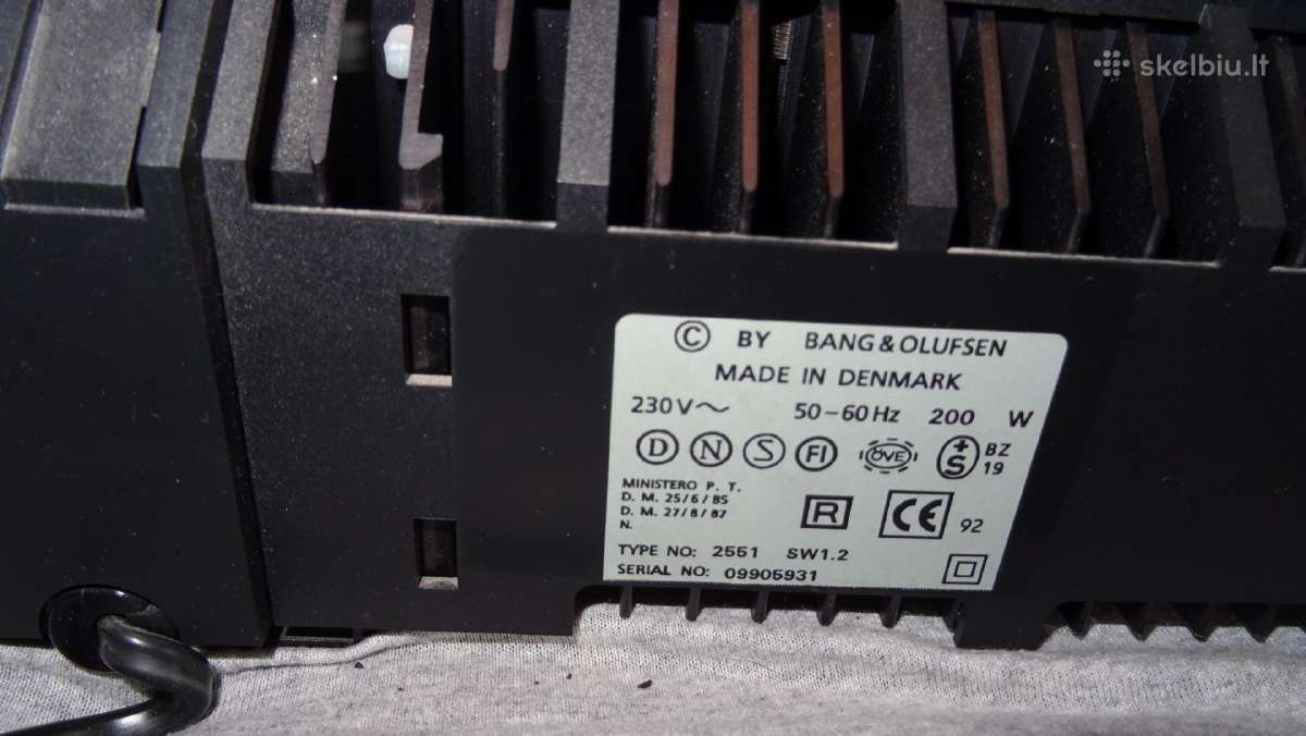 Bang Olufsen Beocenter 8000 Muzikinis Centras - nuotraukos Nr. 17
