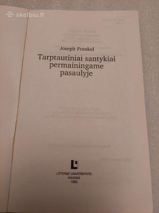Tarptautiniai santykiai permainingame pasaulyje - nuotraukos Nr. 2