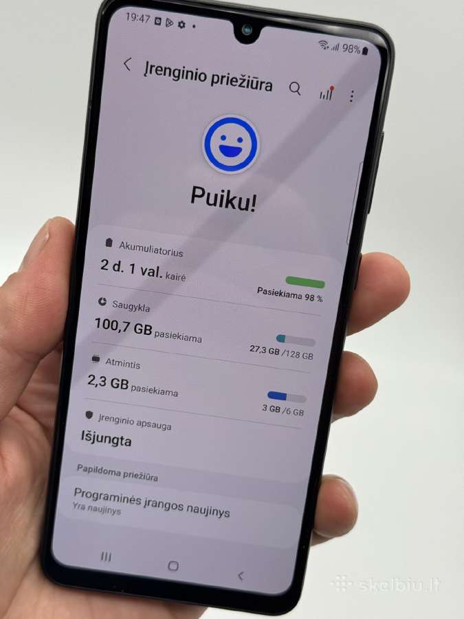 Samsung A33 5G 128gb/6ram su garantija - nuotraukos Nr. 8