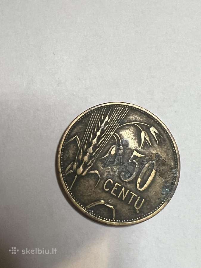 50 centu 1925 Smetoniška moneta