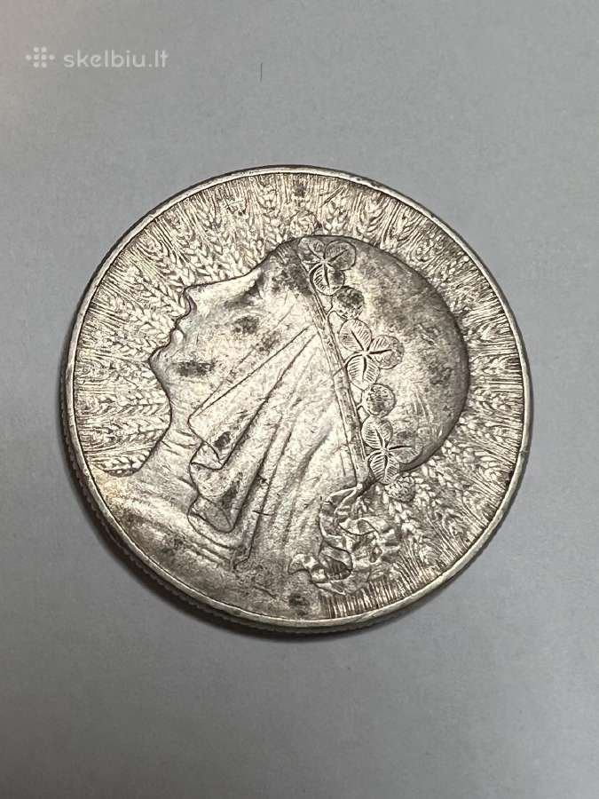 10 zlotu 1932 metu, sidabras