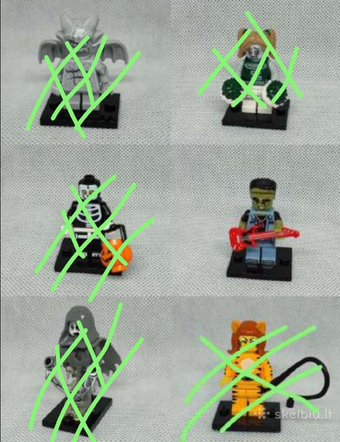Lego minifigūrėlė 71010 serija 14 Monster Rocker - nuotraukos Nr. 4
