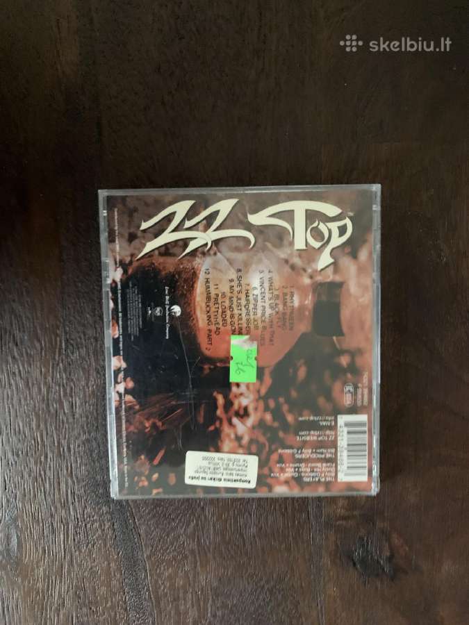 CD užsienio atlikėjų Zz Top kompaktinis diskas - nuotraukos Nr. 3