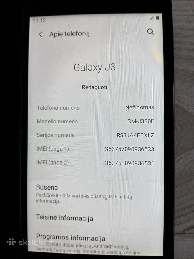 Samsung galaxy j3