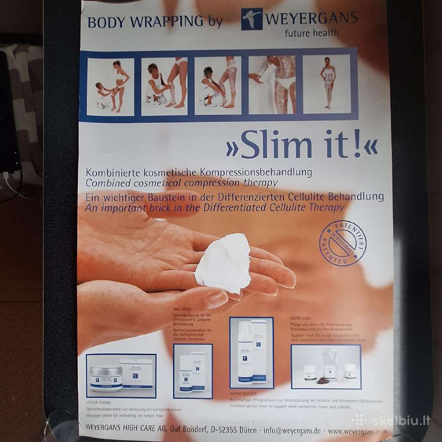 Weyergans grožio plakatai