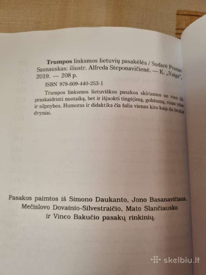 Trumpos linksmos lietuvių pasakėlės - nuotraukos Nr. 5
