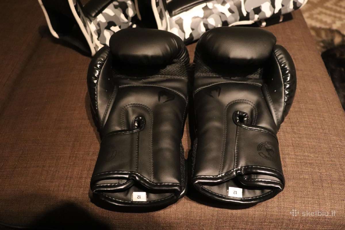 "Venum" bokso pirštinės Elite - Black/black 10oz - nuotraukos Nr. 2