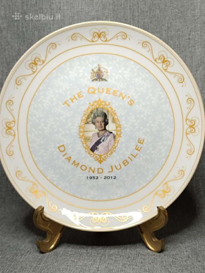 Kolekcinė lėkštė "Queens Diamond Jubilee" - nuotraukos Nr. 2
