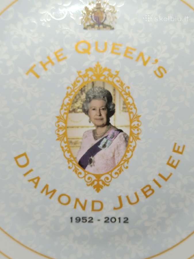 Kolekcinė lėkštė "Queens Diamond Jubilee" - nuotraukos Nr. 3