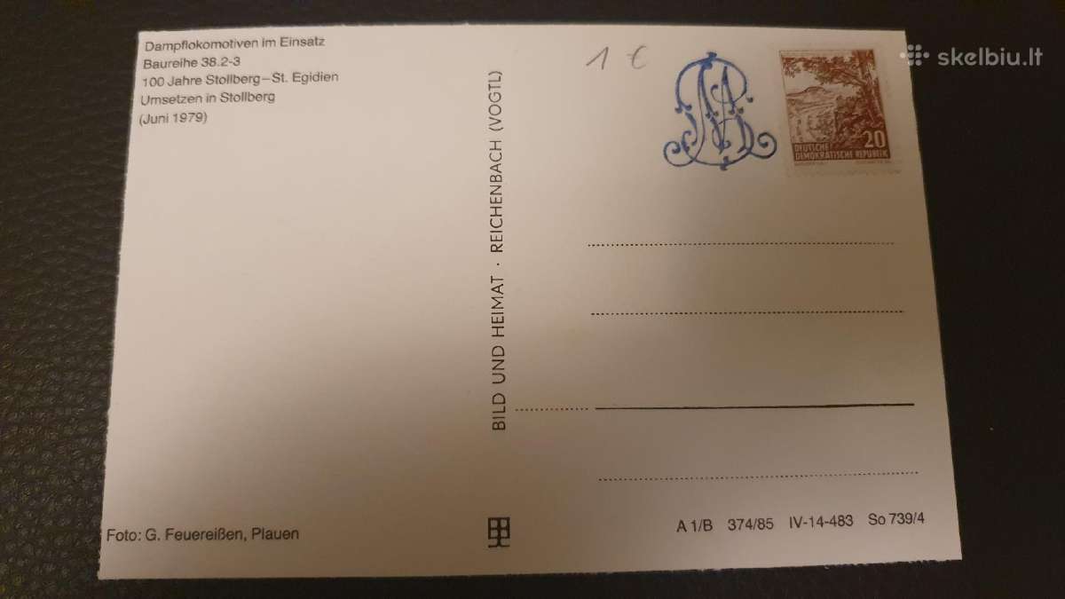 Sena atvirute, Dampflokomotiven - nuotraukos Nr. 2