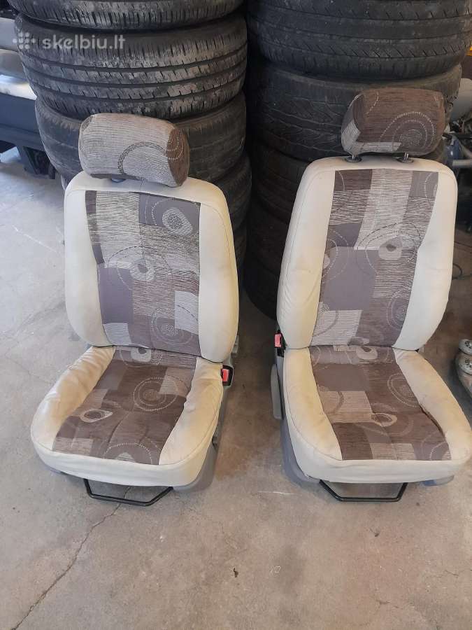 VW transporter priekinės keleivio sedynės 2vnt
