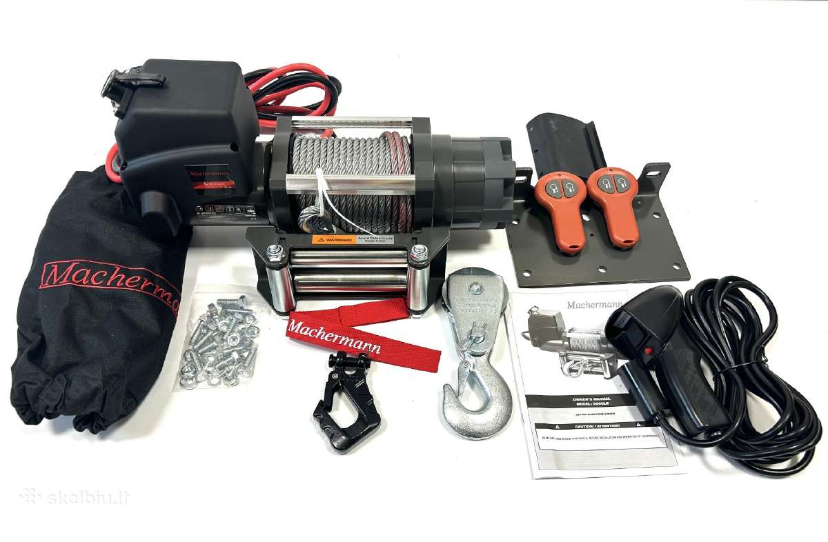 Elektrine tempimo gerve Machermann 4500lb 12v 24v - nuotraukos Nr. 4