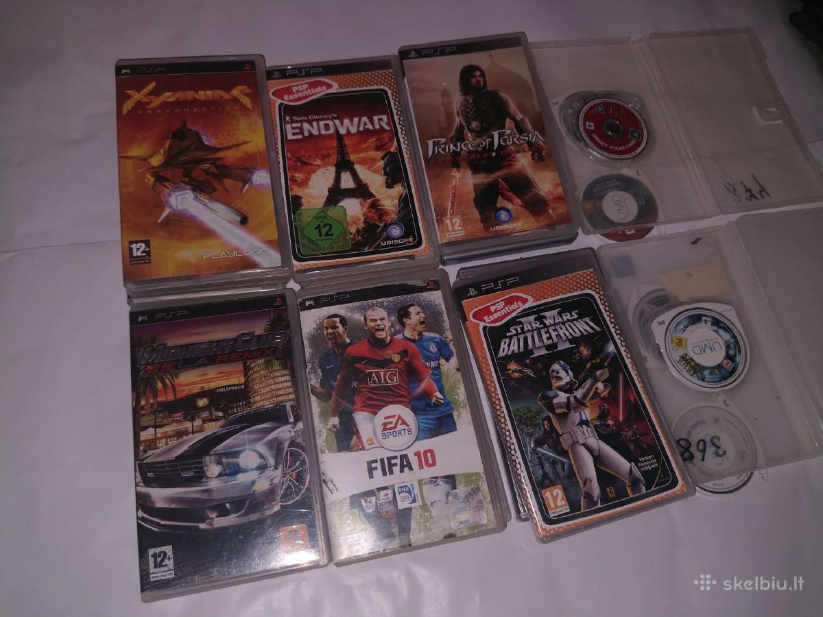 Sony PSP žaidimai kovas, PSP konsolė Panevėžyje