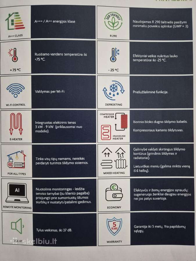 Šilumos siurbliai - Norwian Ecoplus - nuotraukos Nr. 5