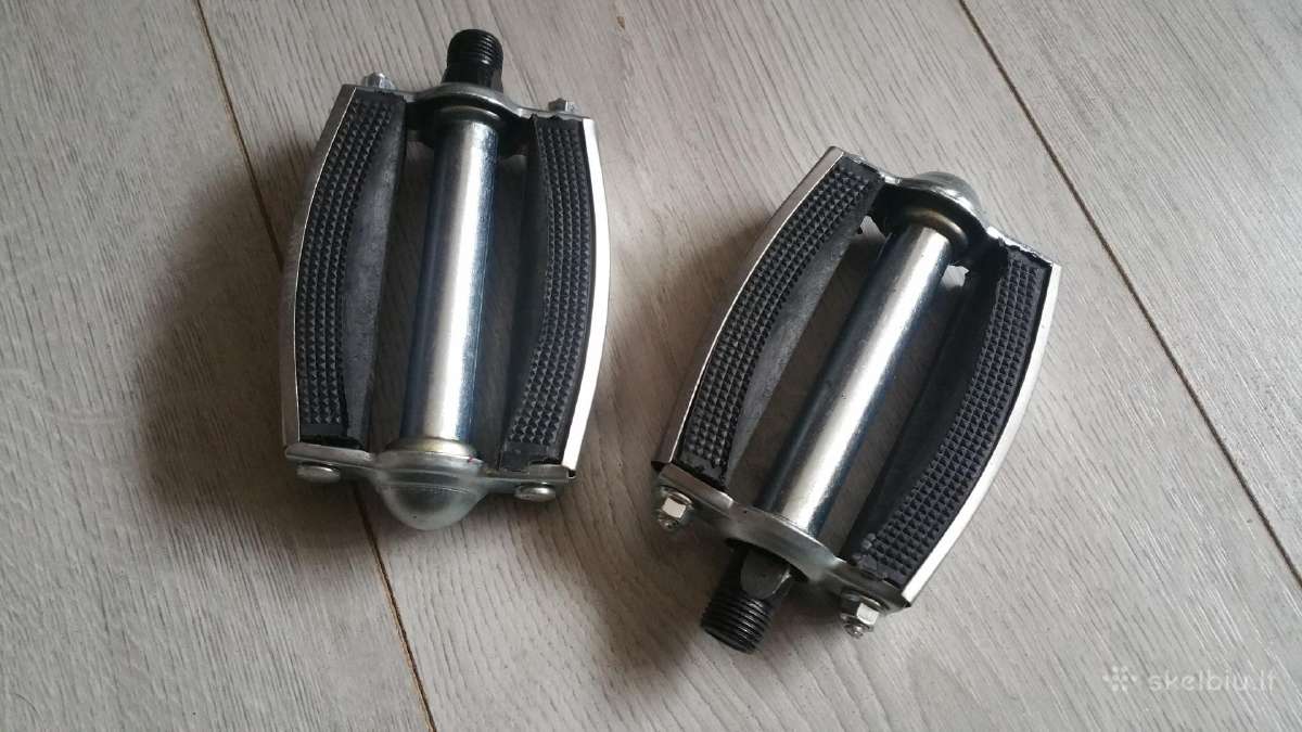 Nauji Dviračio pedalai metaliniai retro kaina 8€ - nuotraukos Nr. 3