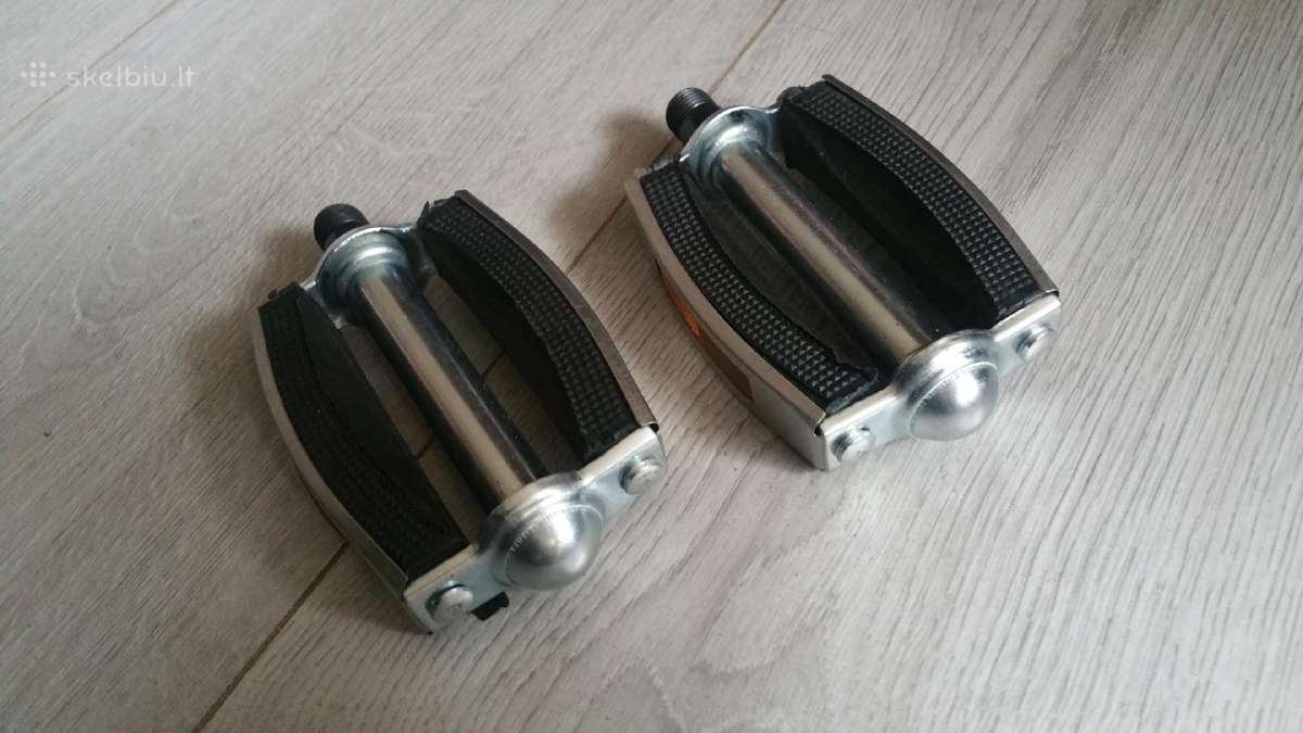 Nauji Dviračio pedalai metaliniai retro kaina 8€