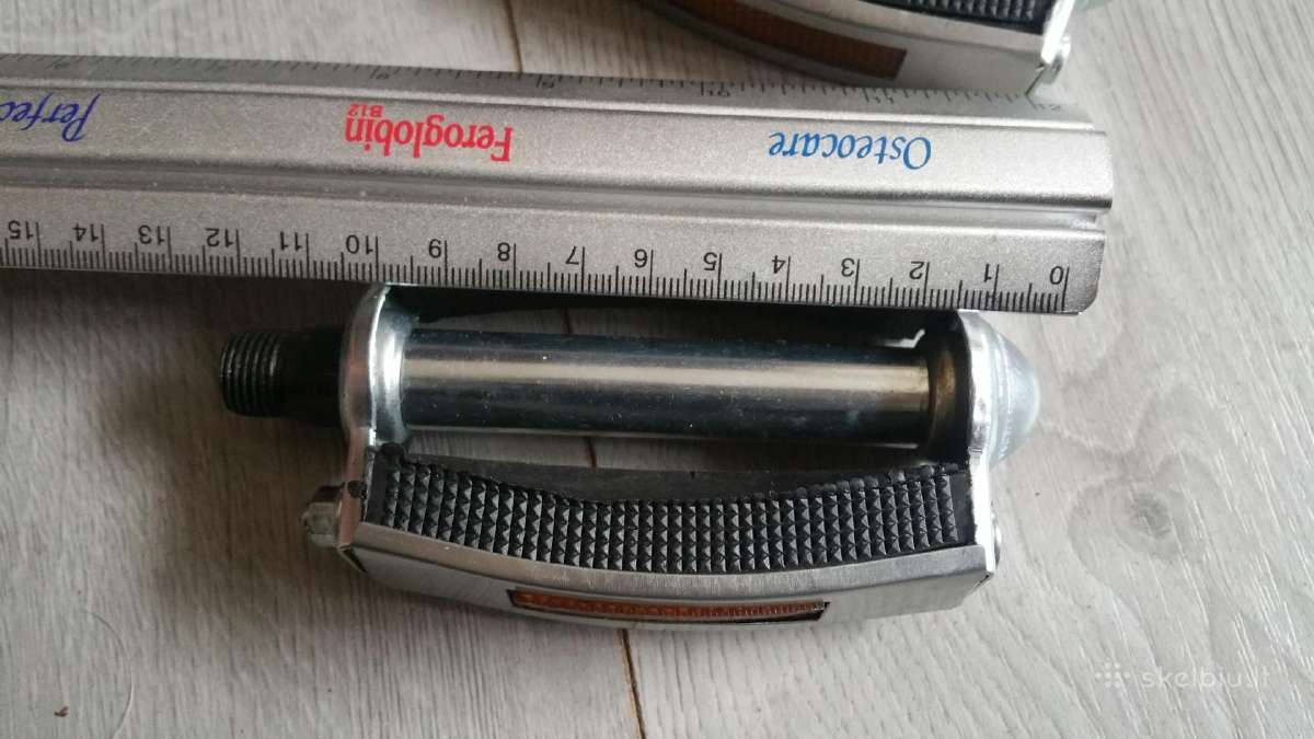 Nauji Dviračio pedalai metaliniai retro kaina 8€ - nuotraukos Nr. 9