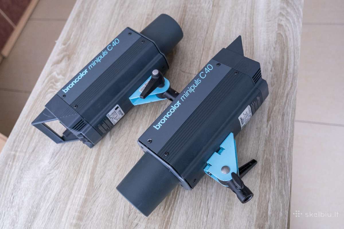 Broncolor minipuls C40 komplektas, Šveicarija - nuotraukos Nr. 7
