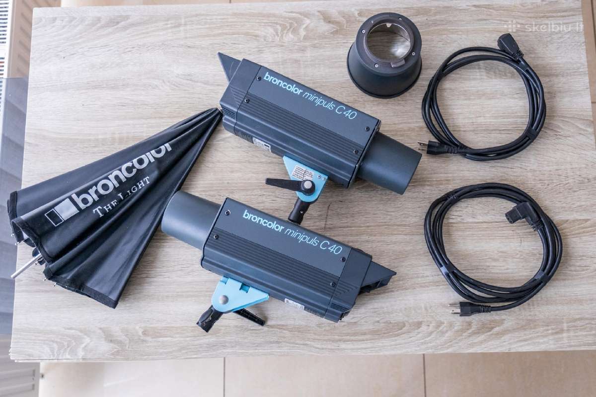 Broncolor minipuls C40 komplektas, Šveicarija