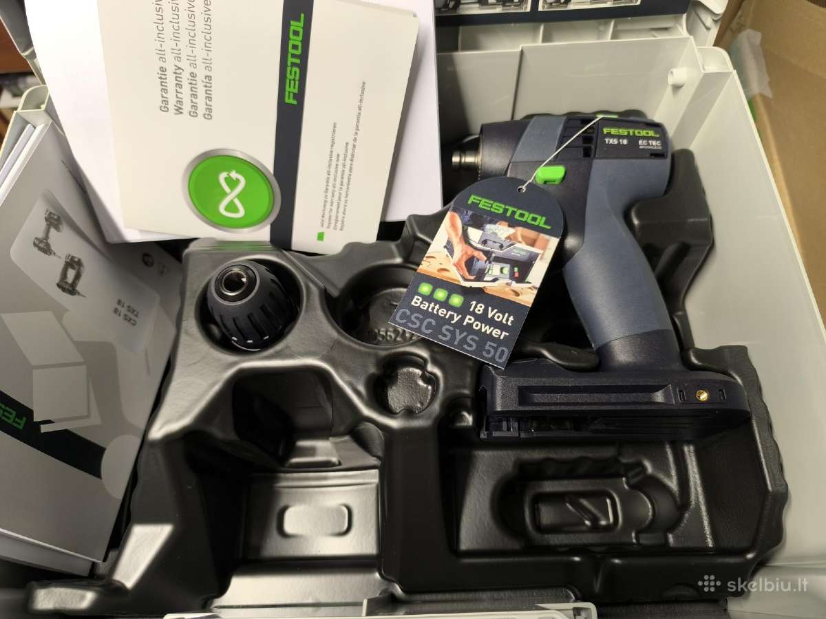 Naujas pjūklas Festool Ts 55 Febq +liniuote 491498 - nuotraukos Nr. 14