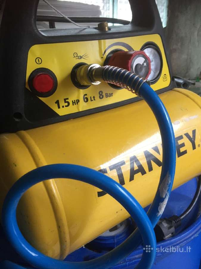 Betepalinis Stanley kompresorius su pistoletu - nuotraukos Nr. 2