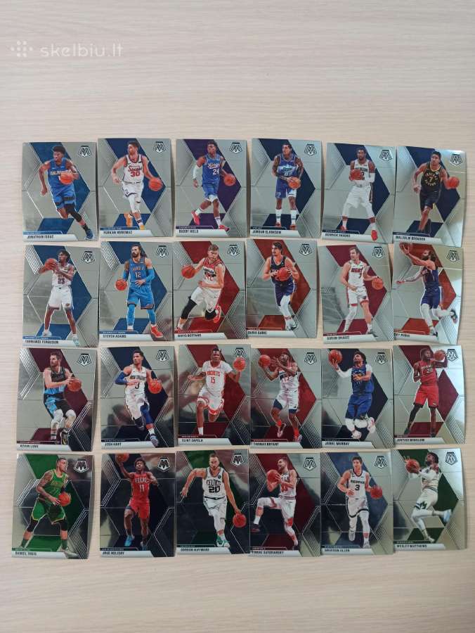2019-20 sezono Panini Mosaic krepšinio kortelės - nuotraukos Nr. 2