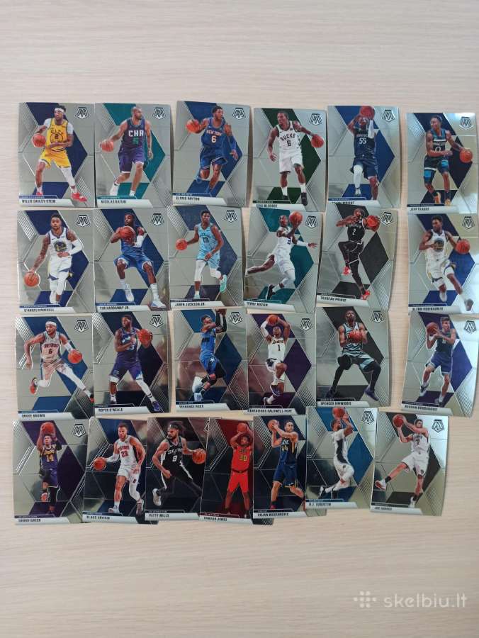 2019-20 sezono Panini Mosaic krepšinio kortelės - nuotraukos Nr. 3