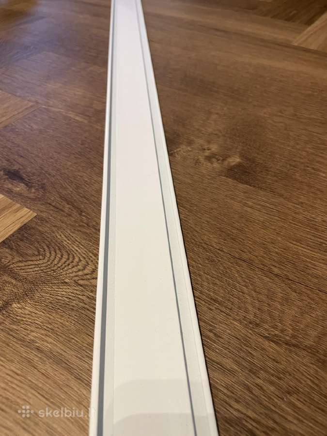220cm ilgio dvigubas aliuminio karnizas