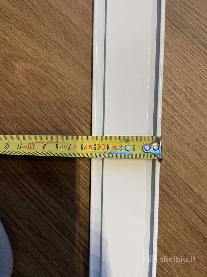 220cm ilgio dvigubas aliuminio karnizas - nuotraukos Nr. 3