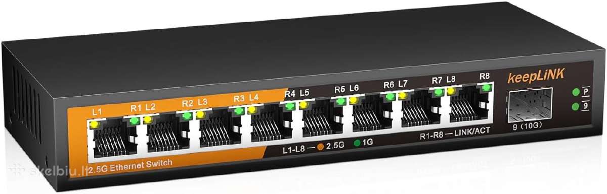 Switch keeplink Kp9000-9xh-x 8x2.5gbps + 1x10gbps - nuotraukos Nr. 5