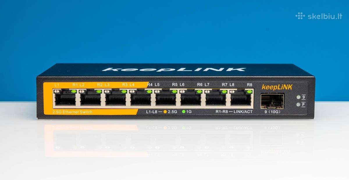 Switch keeplink Kp9000-9xh-x 8x2.5gbps + 1x10gbps - nuotraukos Nr. 16