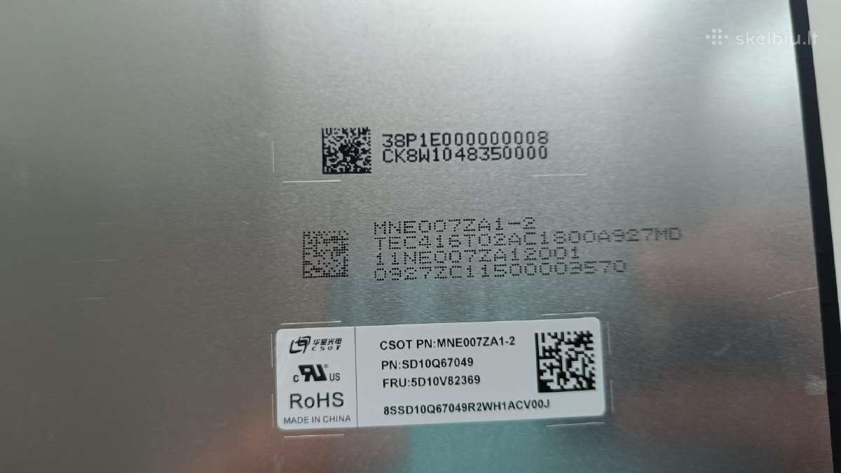 Thinkpad T14 ekranas Ips 14" 2880x1800 40pin edp - nuotraukos Nr. 4