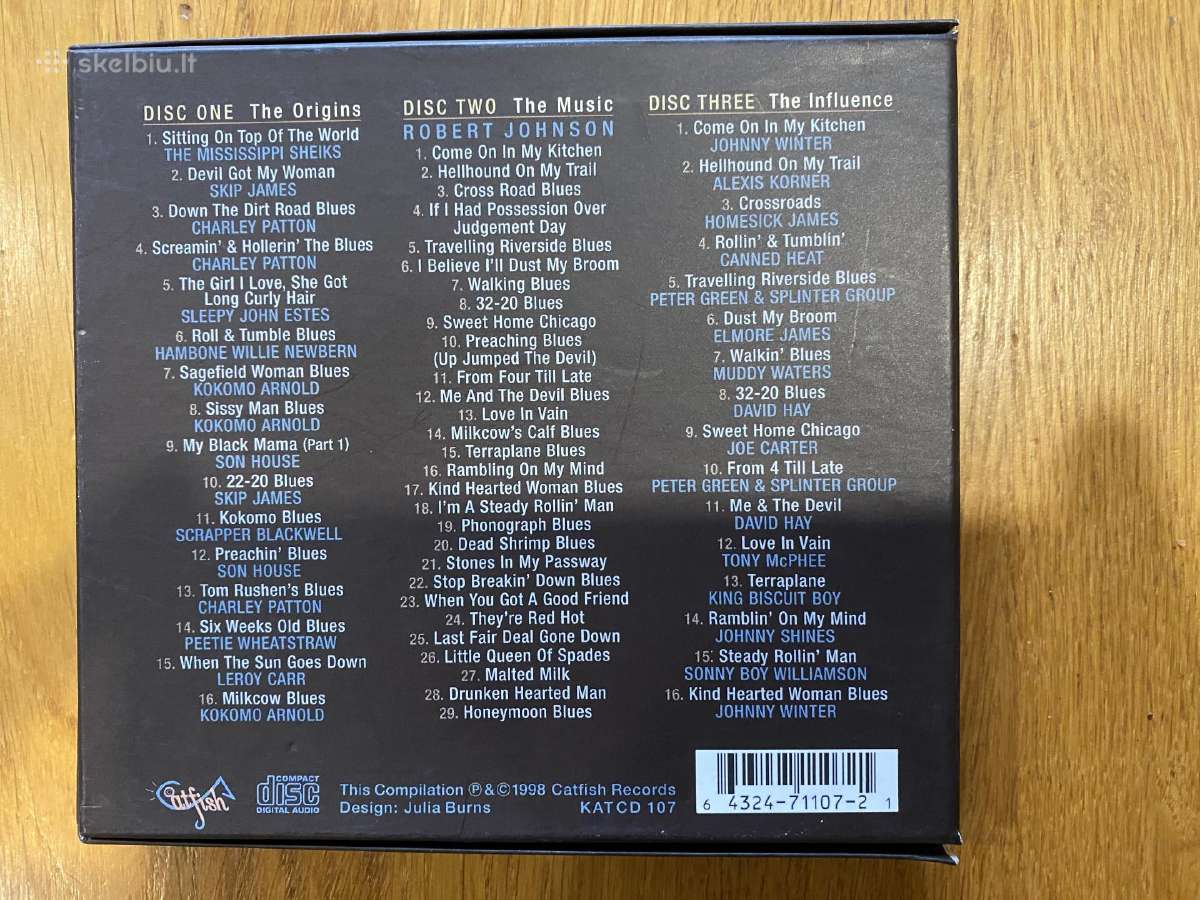 Bliuzo mėgėjams Robert Johnson 3 X CD - nuotraukos Nr. 2