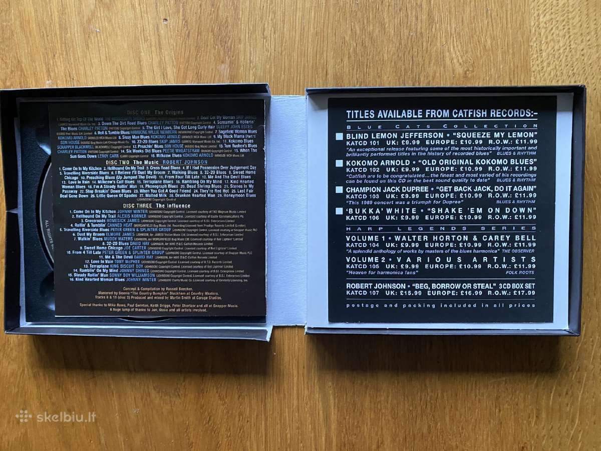 Bliuzo mėgėjams Robert Johnson 3 X CD - nuotraukos Nr. 4