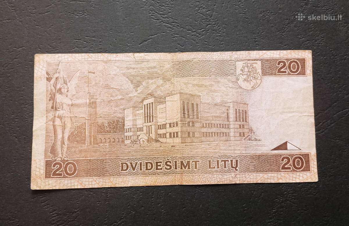 Lietuva 20 litu 1993 Maironis - nuotraukos Nr. 2