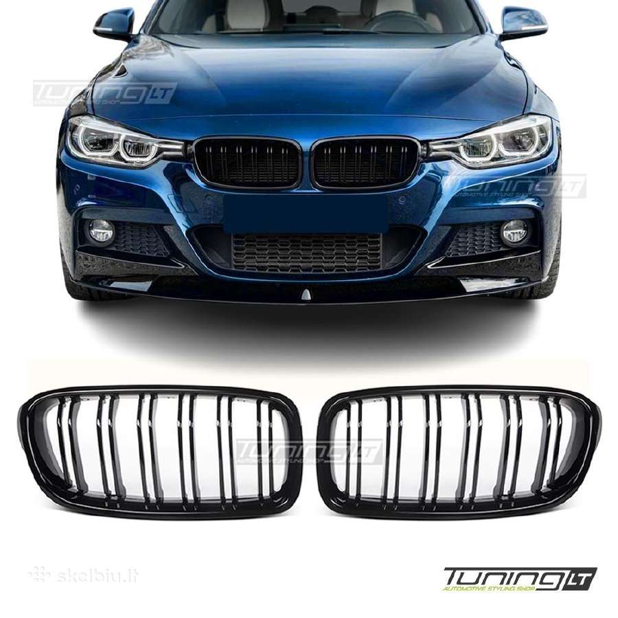 Bmw F30 / F31 skirtos juodos priekinės grotelės