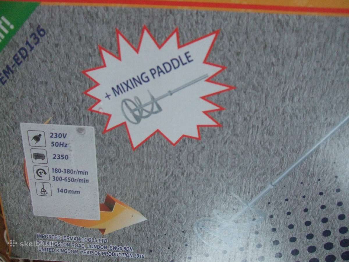Akcija! New Betono Vibratoriai- Tankintuvai 1250 W - nuotraukos Nr. 12