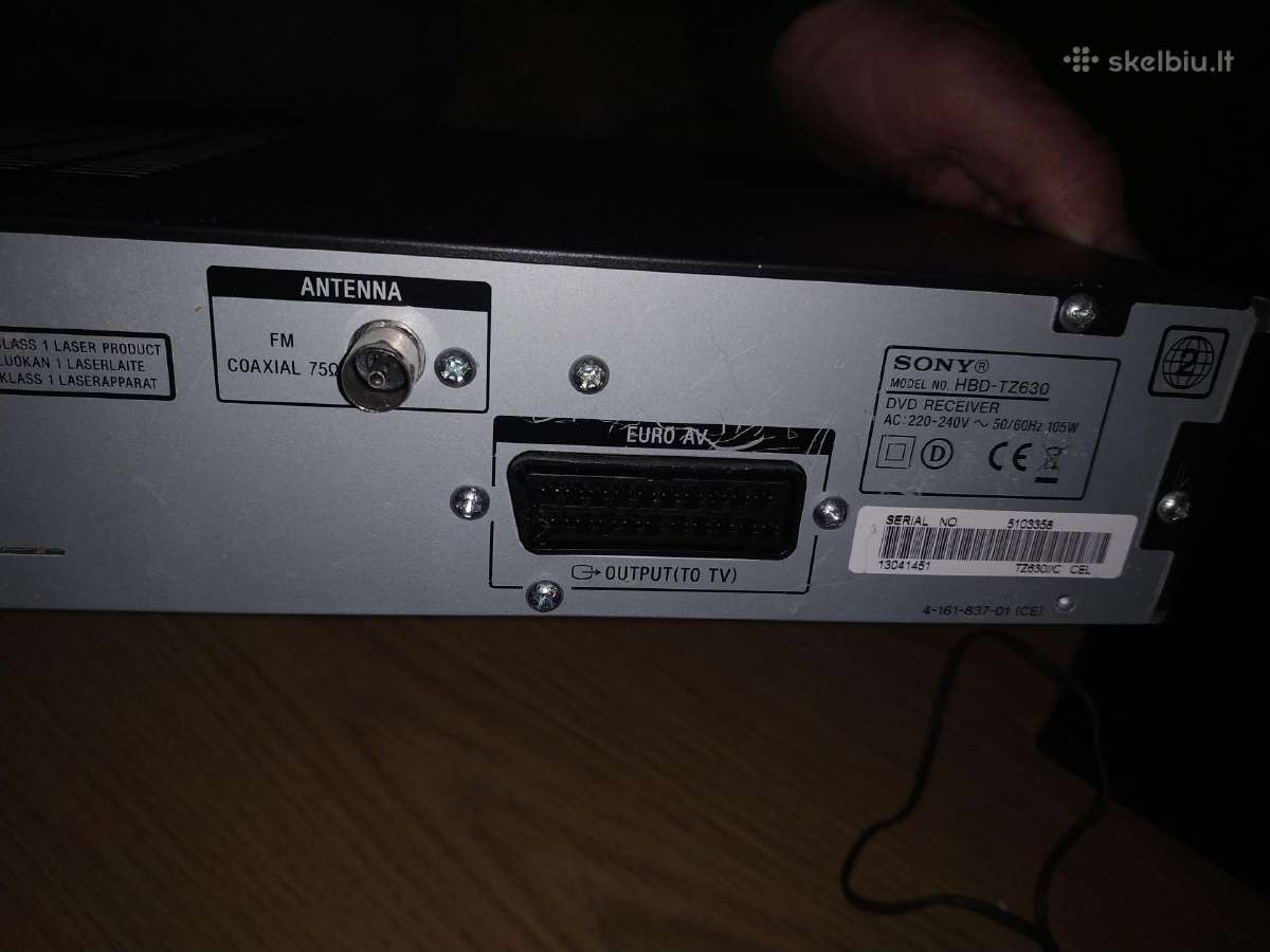 Namų kino sistema Sony resiveris radija tiuneris - nuotraukos Nr. 7