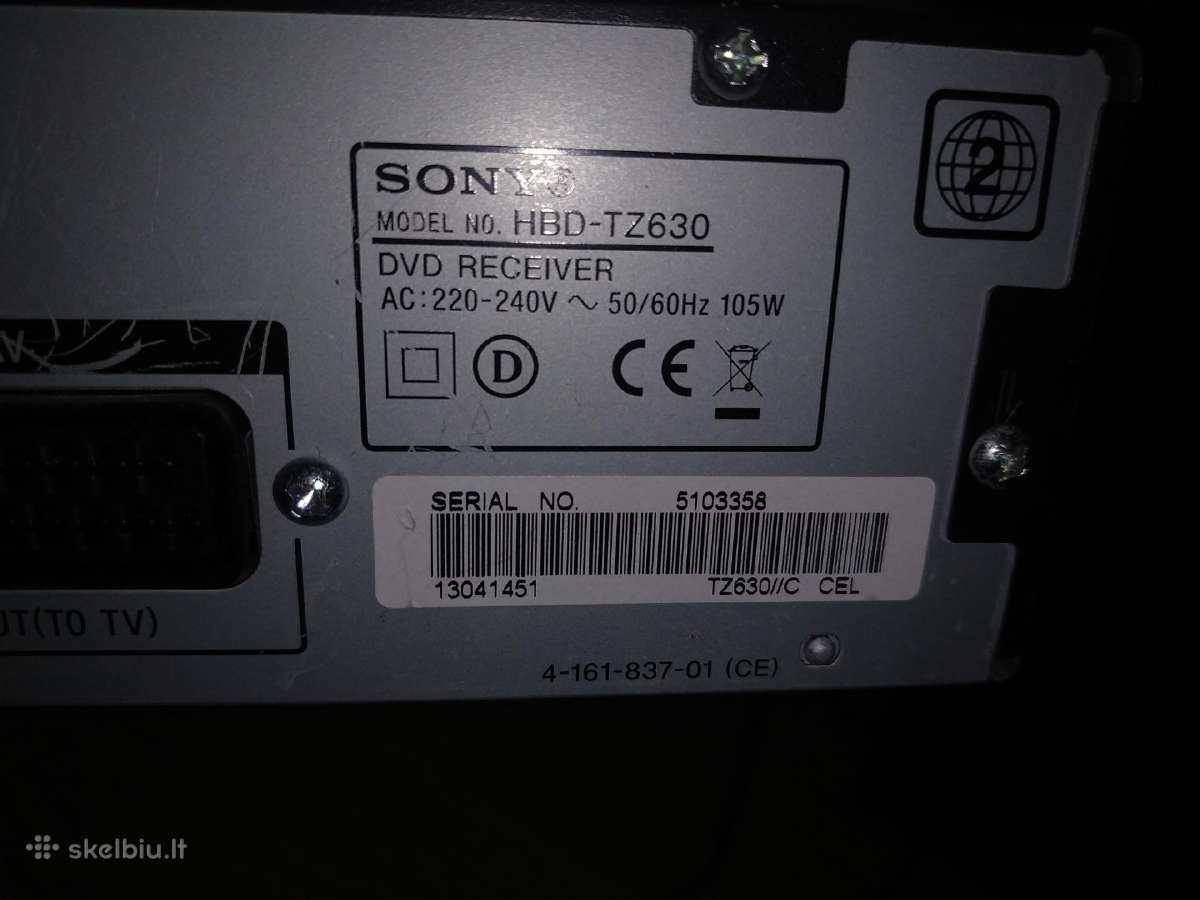 Namų kino sistema Sony resiveris radija tiuneris - nuotraukos Nr. 9