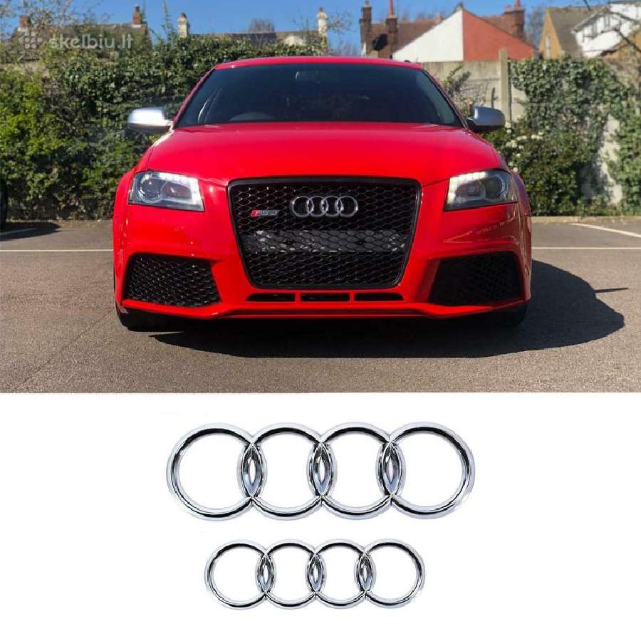 Audi ziedai , emblemos , quattro , S-line , gloss - nuotraukos Nr. 6