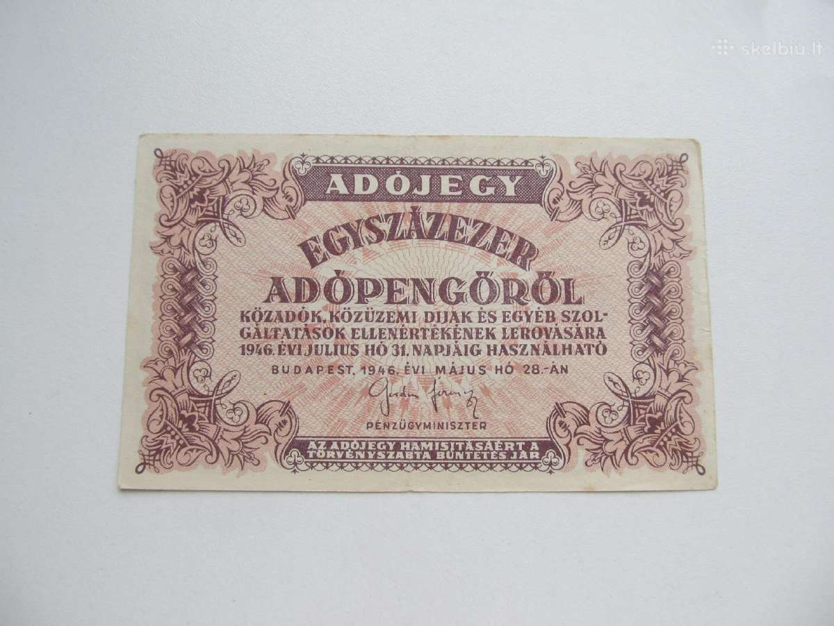 100 000 adopengo , Vengrija , 1946