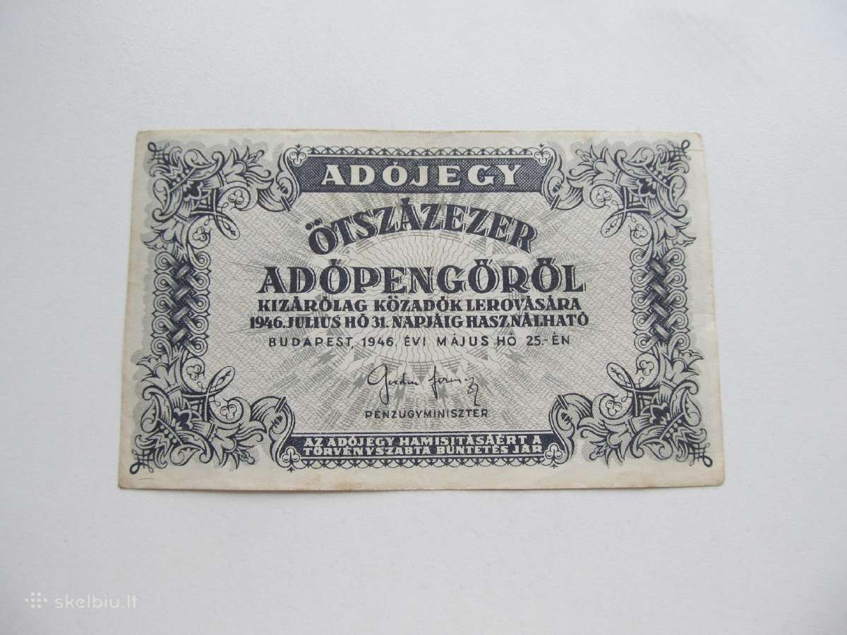 500 000 adopengo , Vengrija , 1946