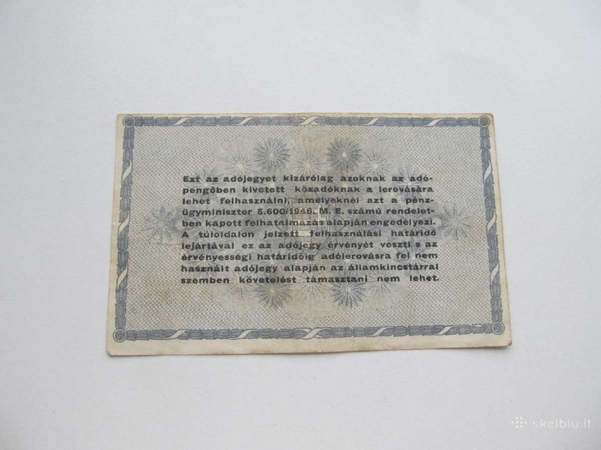 500 000 adopengo , Vengrija , 1946 - nuotraukos Nr. 2