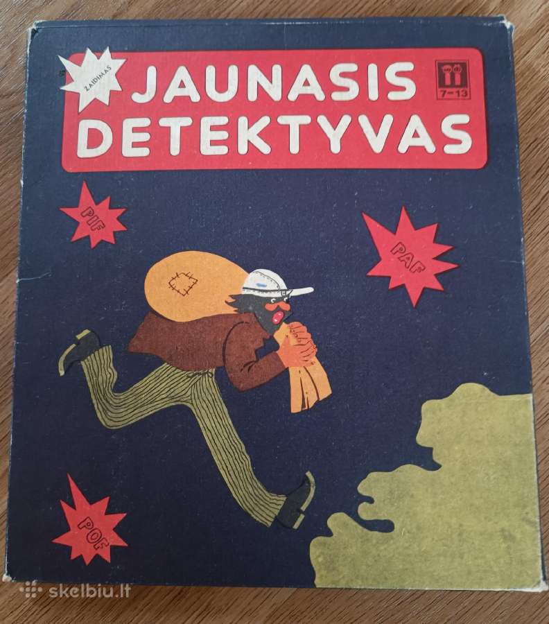 Sovietmečio stalo žaidimas "Detektyvas"