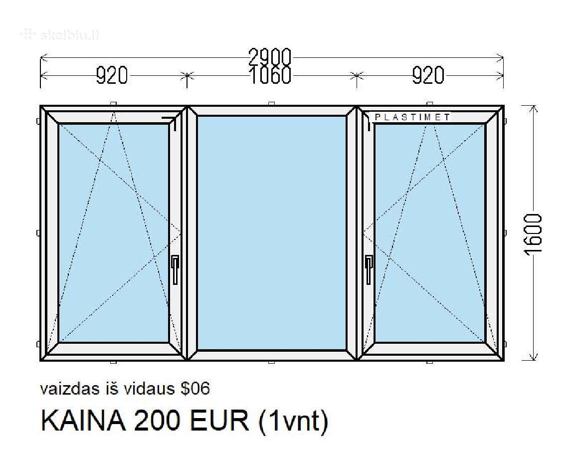 Nuolaidos! Plastikiniai Langai Super Kaina!