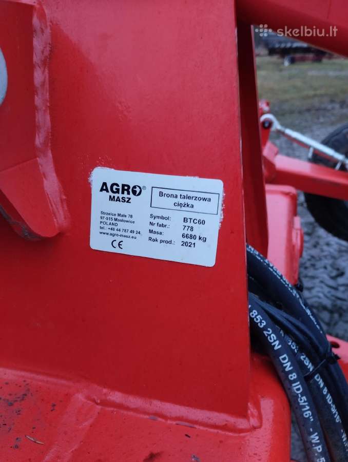 Agro-masz Btc60 skutikas - nuotraukos Nr. 5
