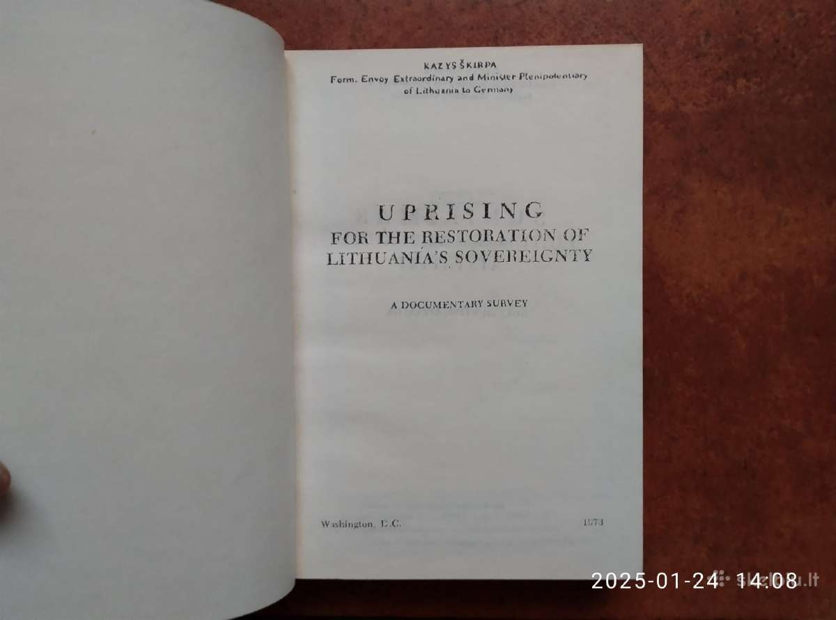 Sovietinio pogrindžio K. Škirpos "Sukilimo" kopija - nuotraukos Nr. 5