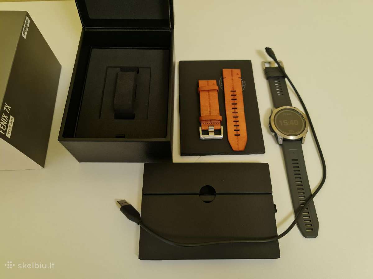 Garmin fenix 7x Sapphire Solar, 51 mm, Titanium