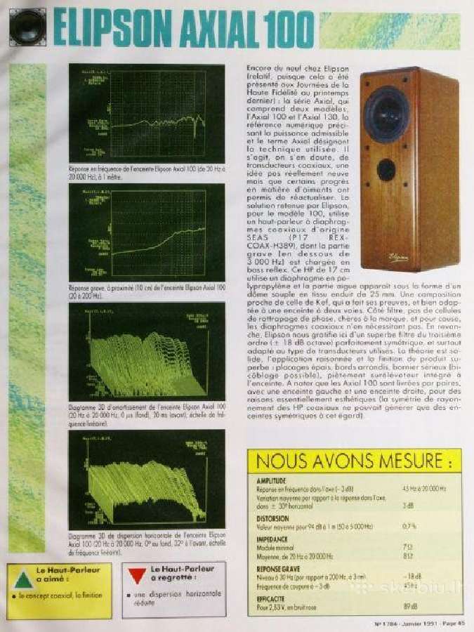 Elipson axial 100 - nuotraukos Nr. 6